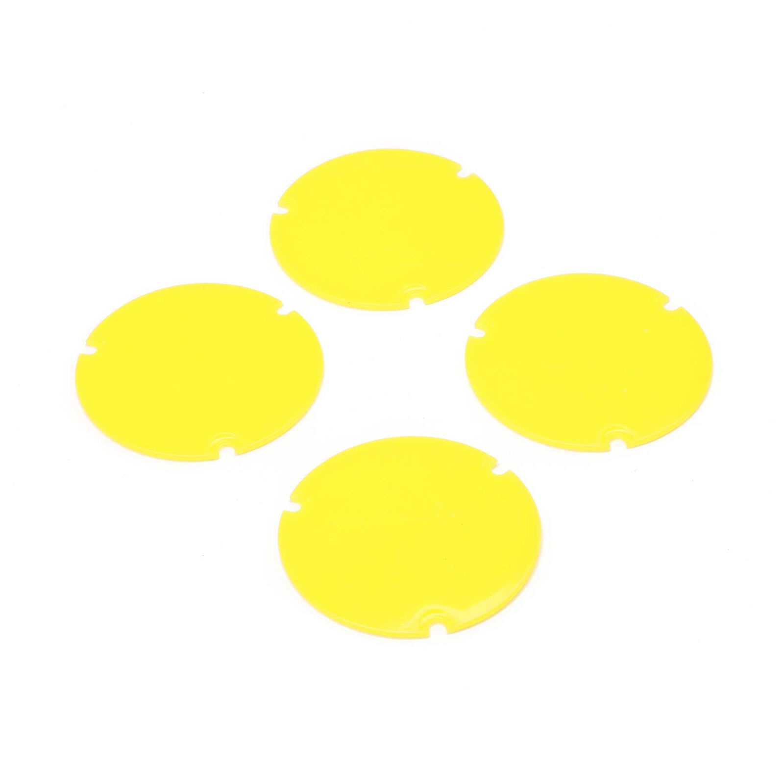 Wheel Cover Set, Yellow: 22S Sprint