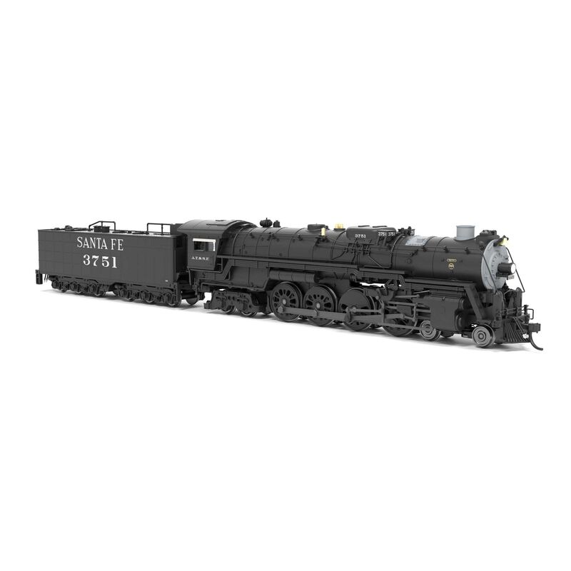 ATSF 4-8-4, #3756, In Service, Paragon4 Sound/DC/DCC, N, w/ Smoke