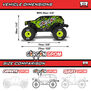 1/16 GORGON GROM 4X4 RTR Brushed Monster Truck (Battery & Charger Included), Red
