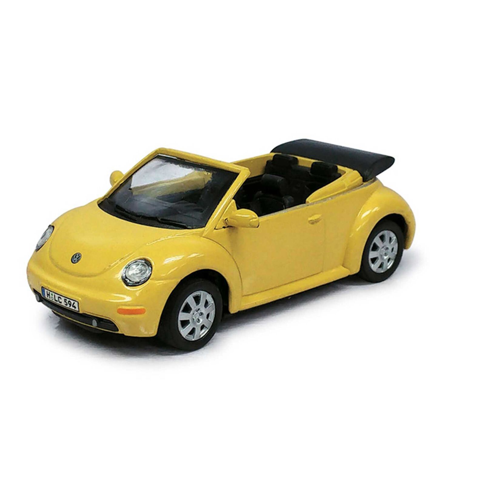 Cararama 1 43 VW Beetle car, Yellow