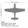 P-51D Mustang 1.2m BNF Basic with AS3X and SAFE Select "June Nite"