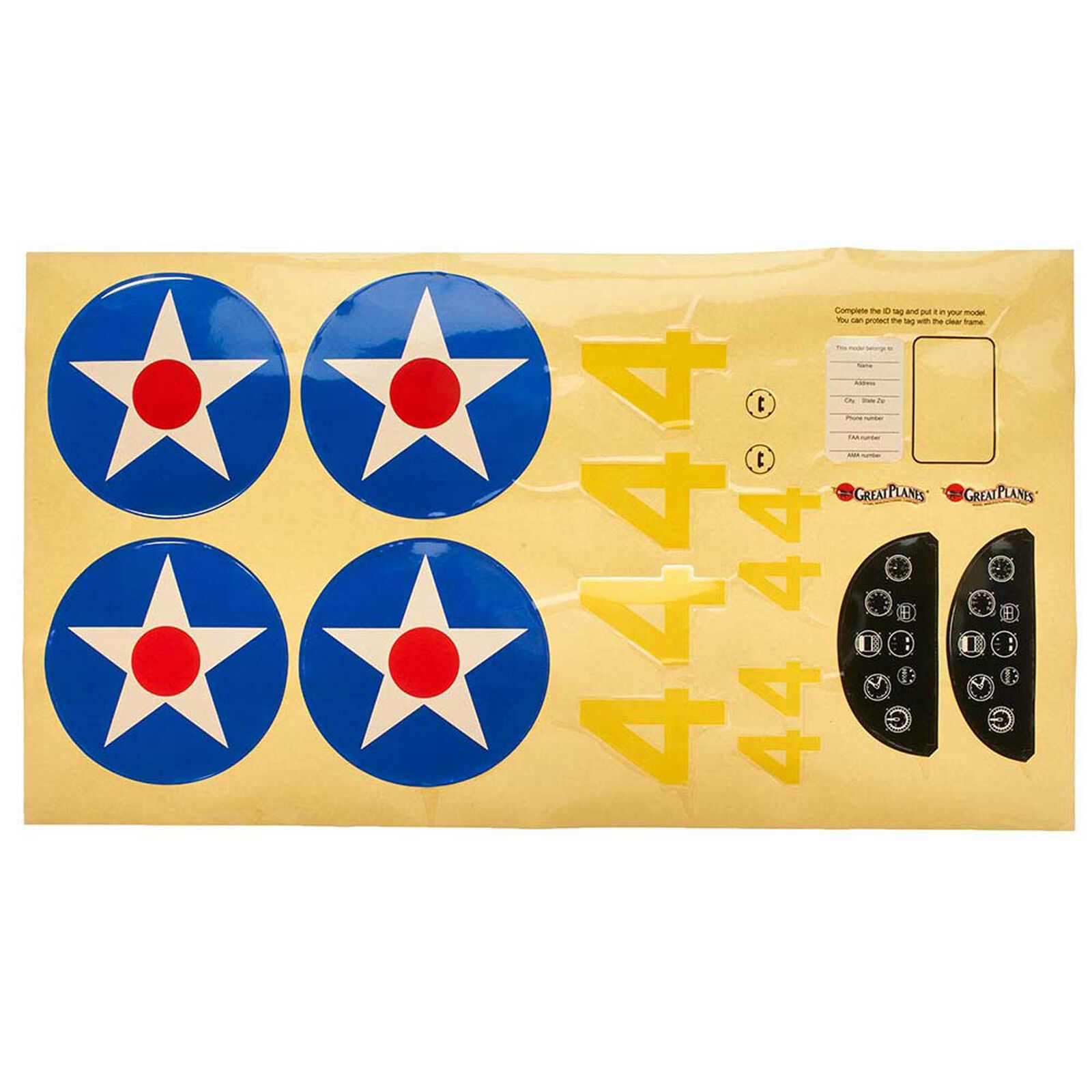 Decals Sport Scale PT-19 .46 GP EP ARF