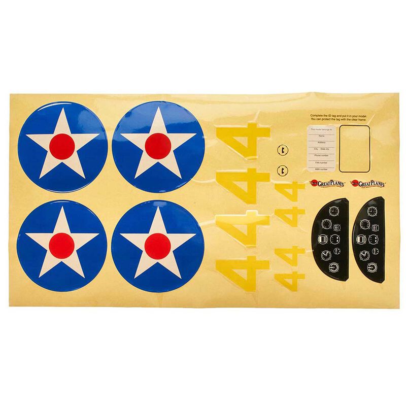 Decals Sport Scale PT-19 .46 GP EP ARF