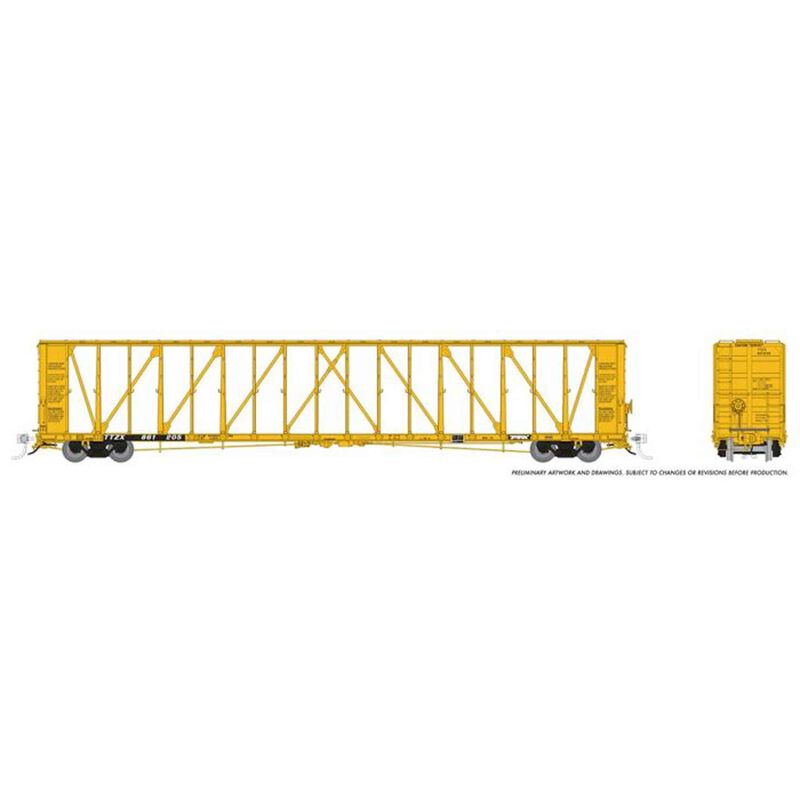 HO NSC Centrebeam Flatcar, TT