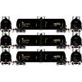 HO ATH RTC 20,900 Gallon Tank Car, UTLX 'Black w/Second Hand Logo' #24946/24951/24953 (3)