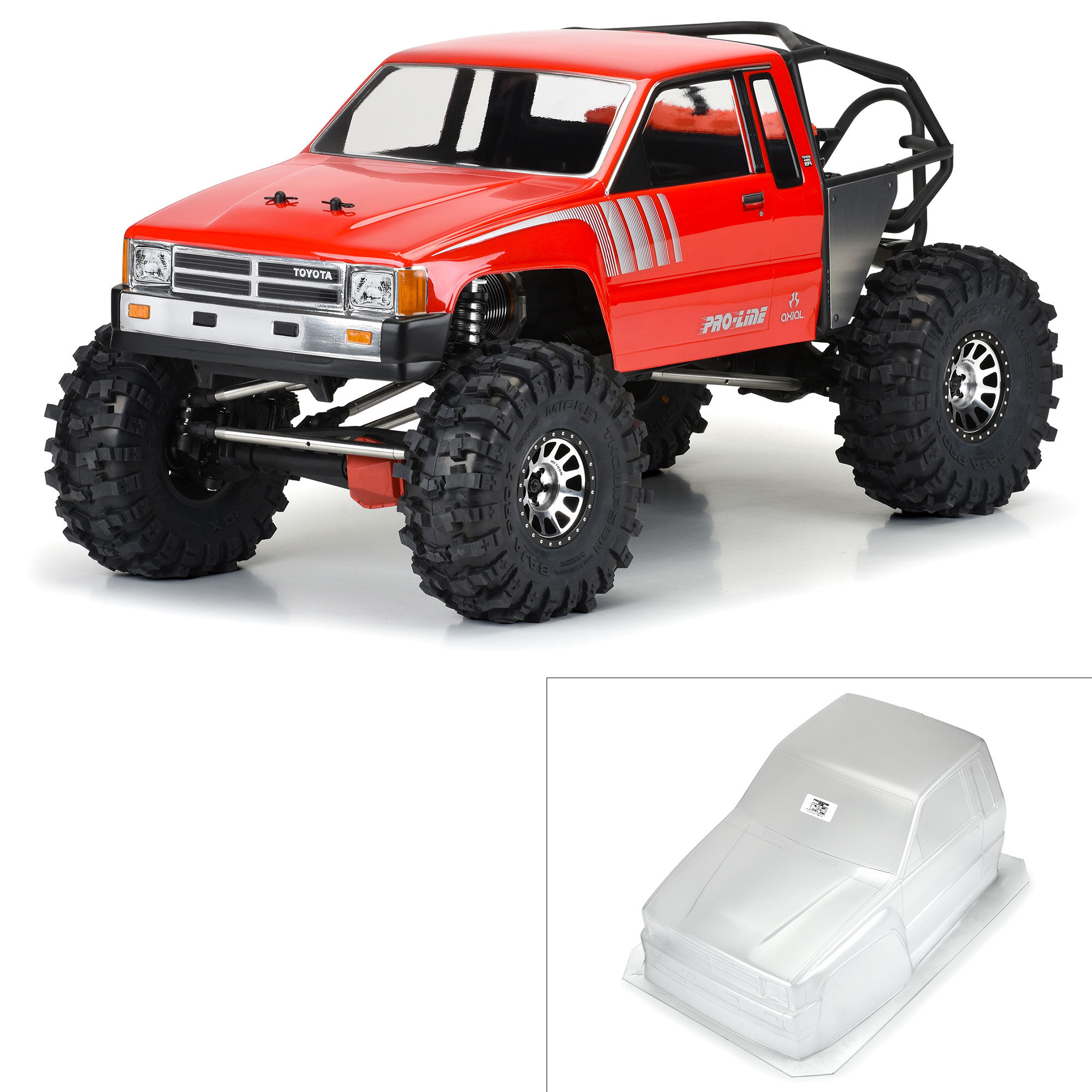 Pro-Line Racing 1/6 1985 Toyota Hilux SR5 Cab-Only Clear Body