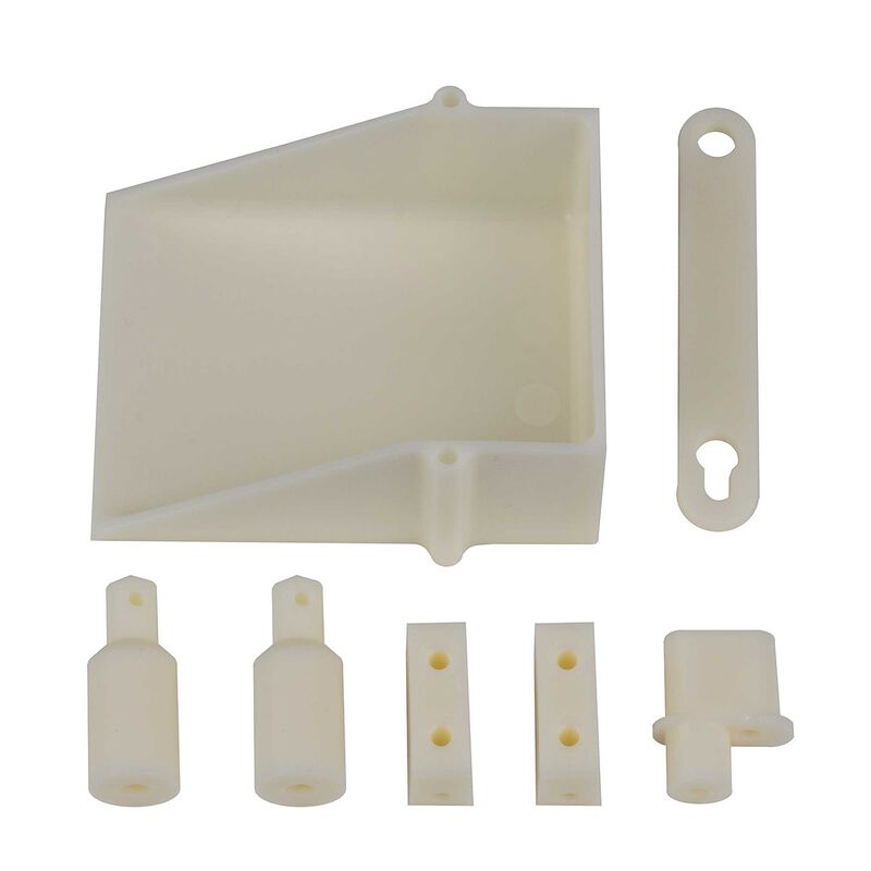 Battery Cup, Servo, Body & Antenna Mount, 1/10 Team Associated RC10