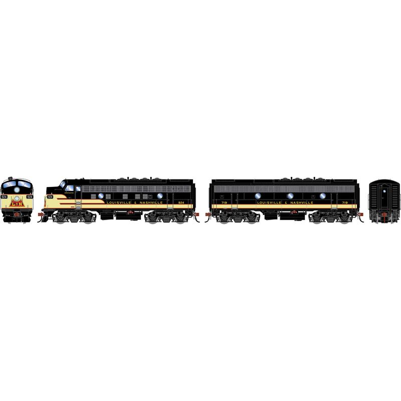 HO F9A / F9B Locomotive Set, Freight LN #924, #719