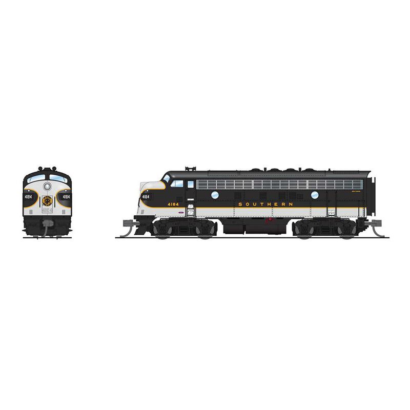 N EMD F3A Locomotive, SOU 4185, Tuxedo Scheme