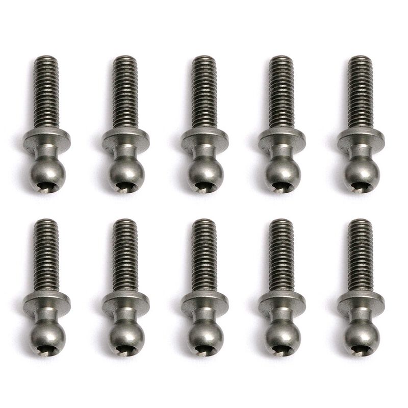 Ballstud, Long Neck, 10mm (10)
