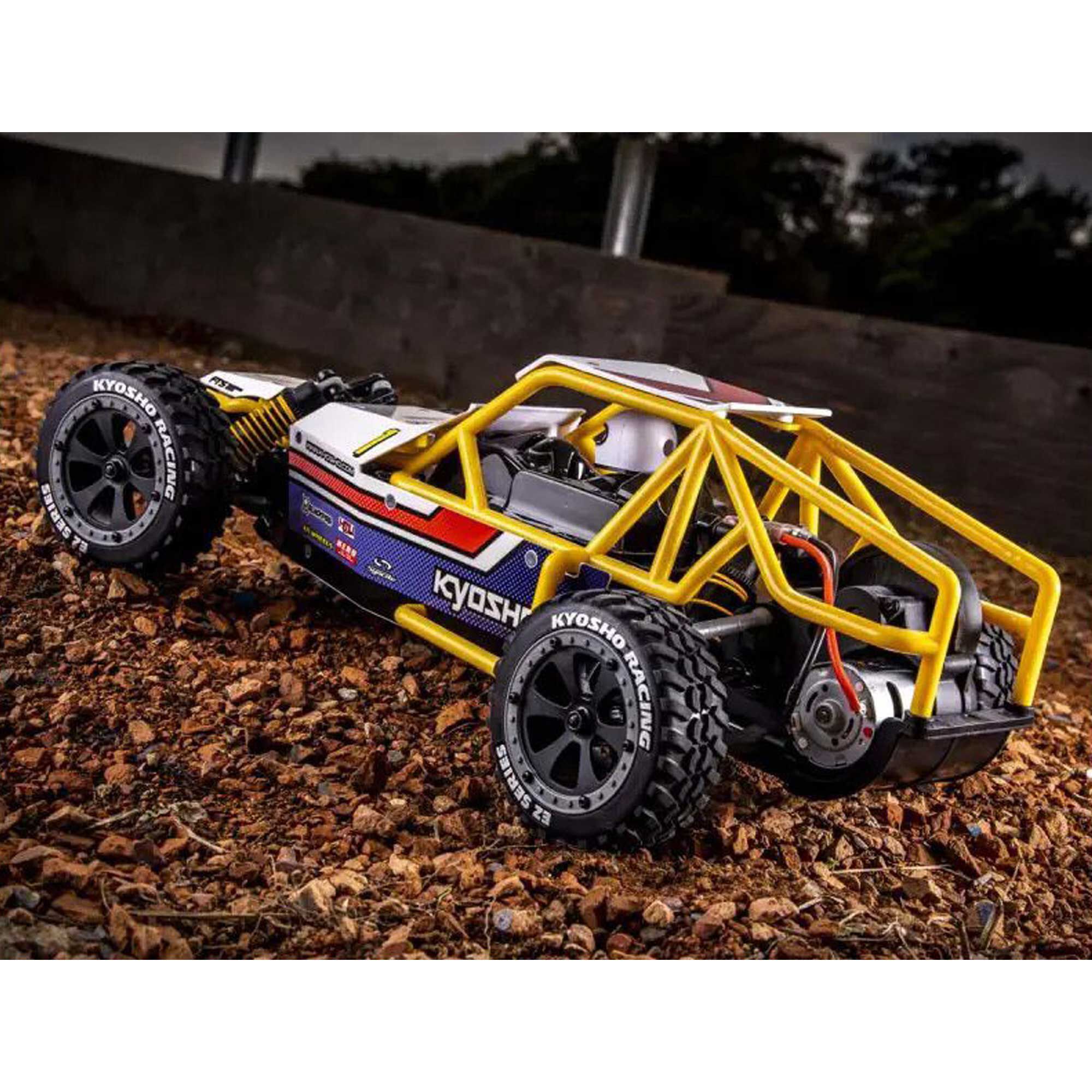 Kyosho Sandmaster 四輪駆動 ホビーラジコン Kyosho 1/10 RC Buggy 2WD SAND MASTER -RTR- *WHITE*