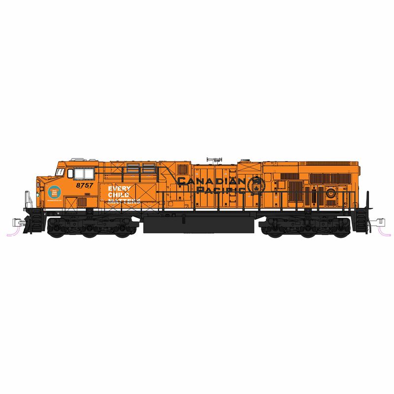 Kato USA, Inc. N ES44AC CP #8757 (Every Child Matters) w/ DCC