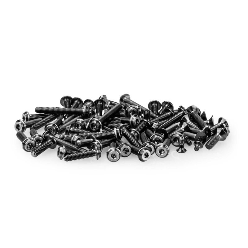 B6.4 Titanium Top Hat Screw Set, Upper Black (67)