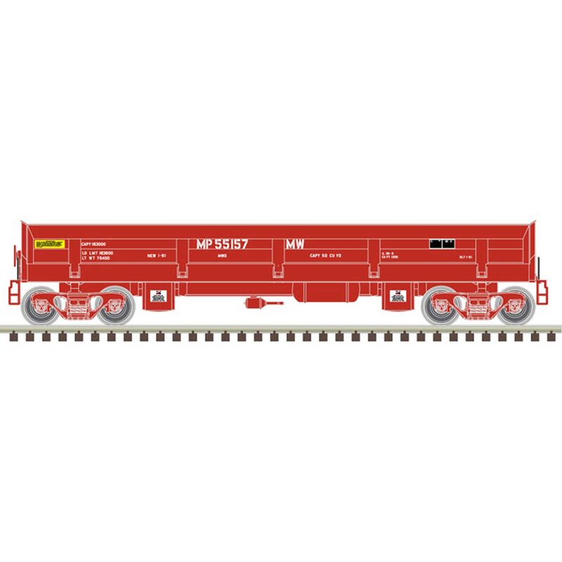 N Difco SideDumpCar Missouri Pacific 55157
