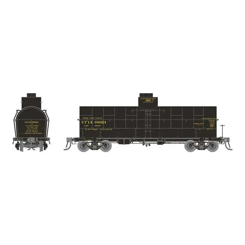 HO Union X-3 Breadbox Tankcar: UTLX - Late 1930s Scheme: Single Car