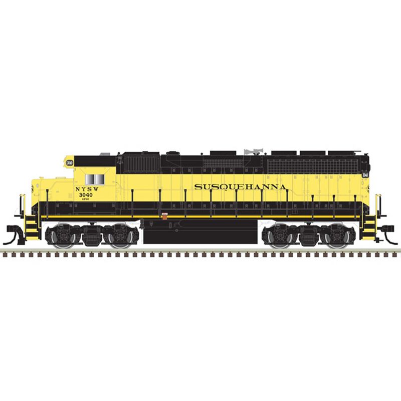 N GP 40 Loco Susquehanna 3040, Yellow/Black