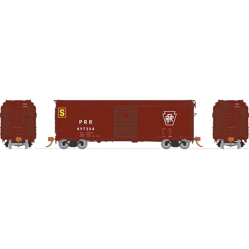 HO X31A Boxcar Single Door PRR Plain (1)