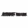 HO ATSF 3460 Class 4-6-4, #3464, Post-1942, Paragon4 Sound/DC/DCC, Smoke