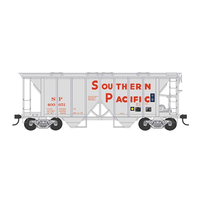 HO 70 Ton 2 Bay Covered Hopper Southern Pacific Road #400679