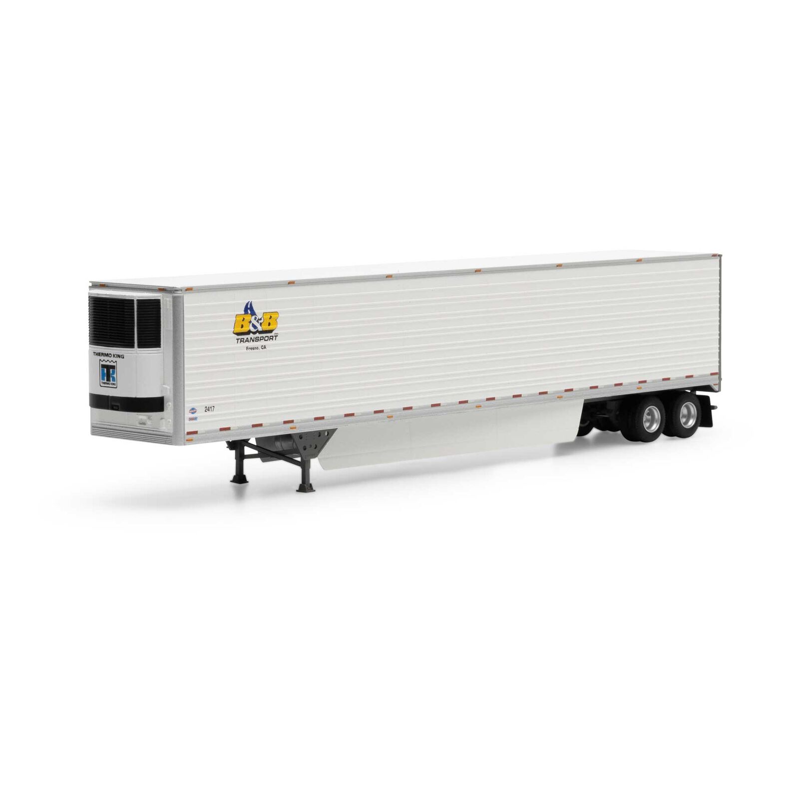 HO 53' Reefer Trailer, B&B Transport #2417