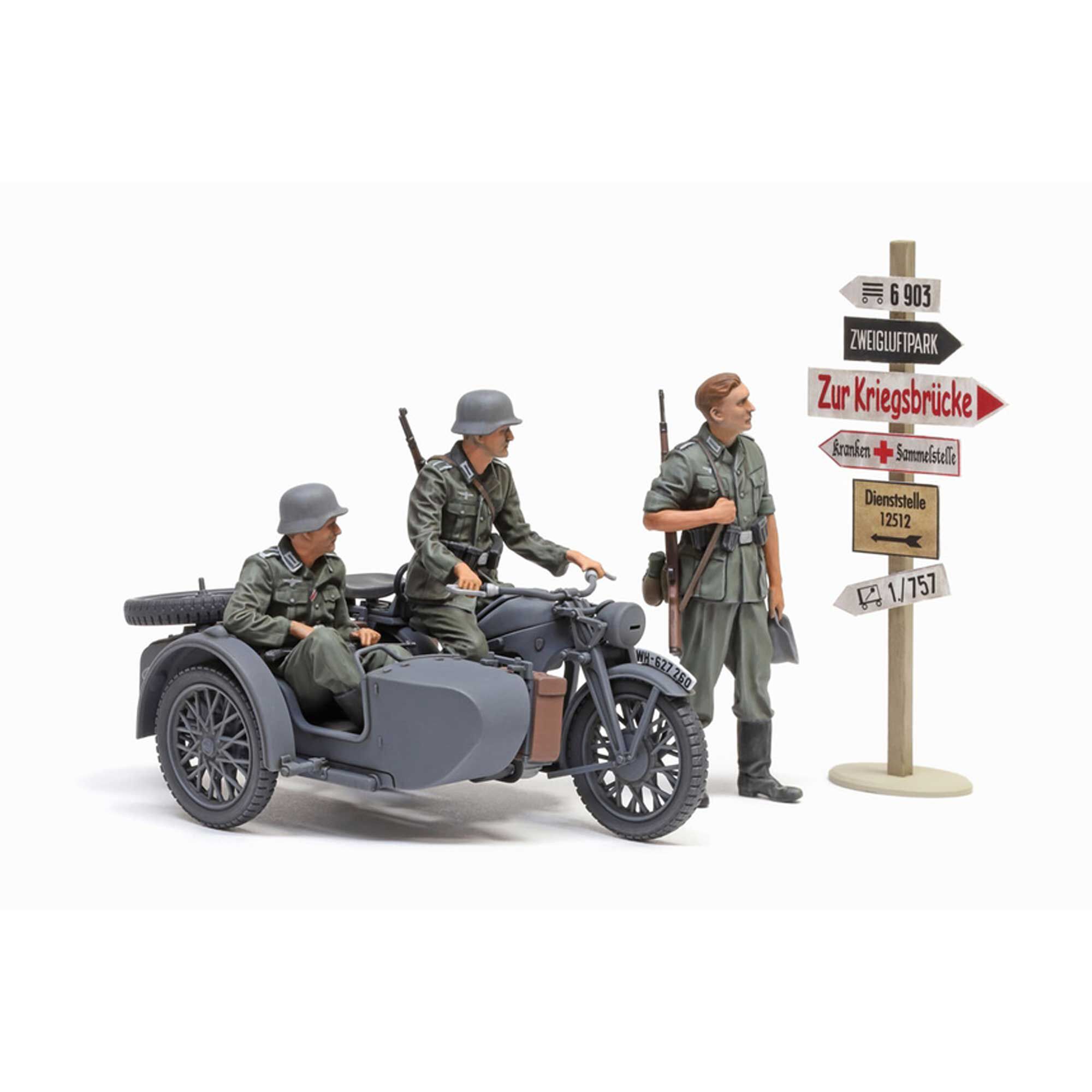 Tamiya 1/35 German KS600 Motorcycle & Sidecar | Tower Hobbies
