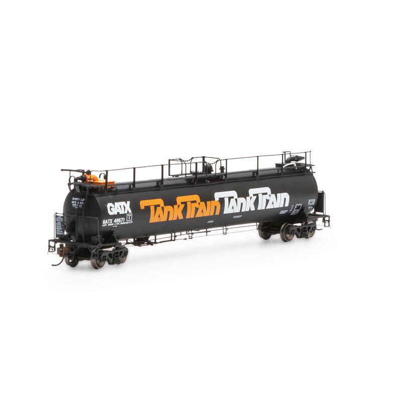 HO TankTrain Intermediate,GATX/Orange Letter#48671