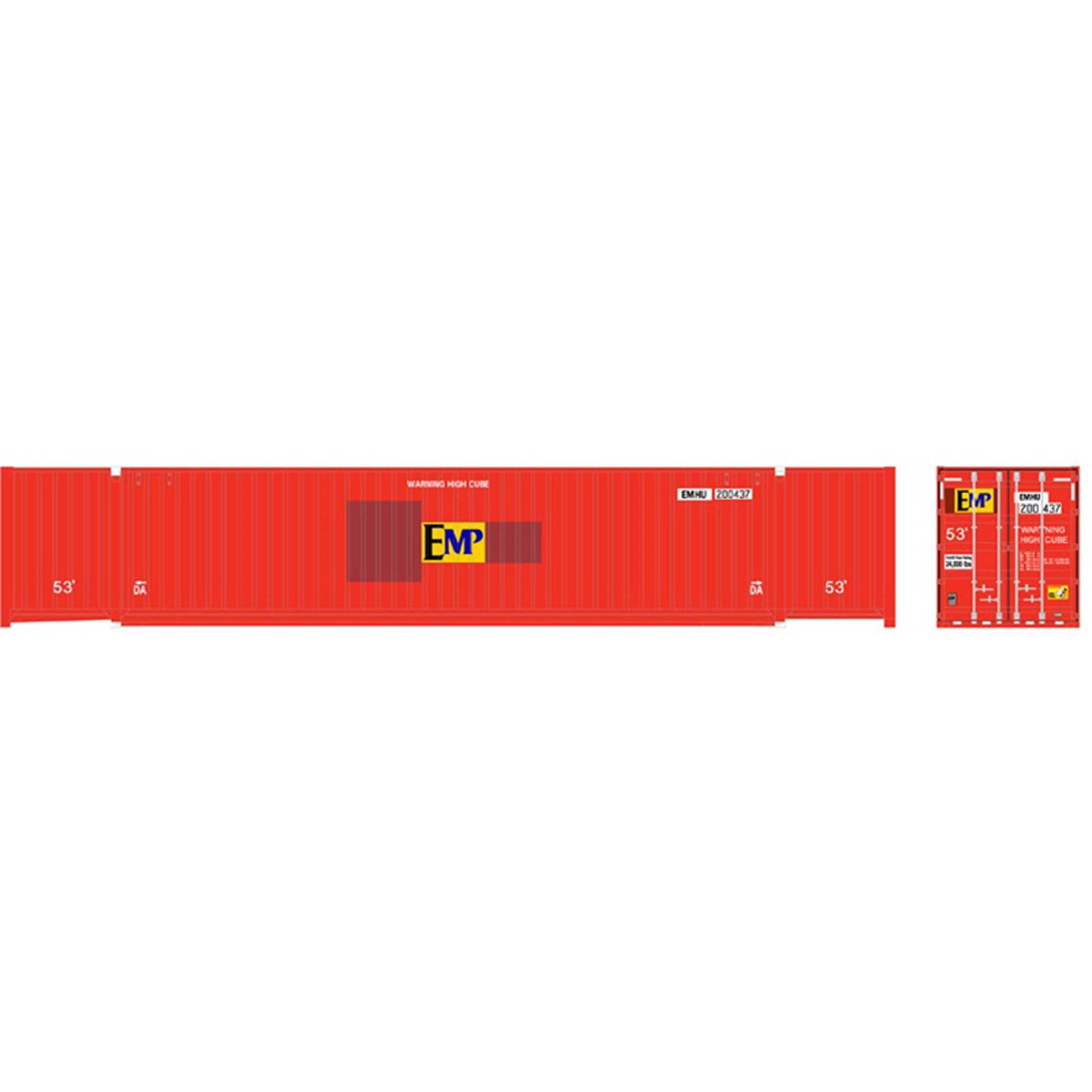 N 53' Jindo/CIMC Container, EMP ex-Hub Set 1