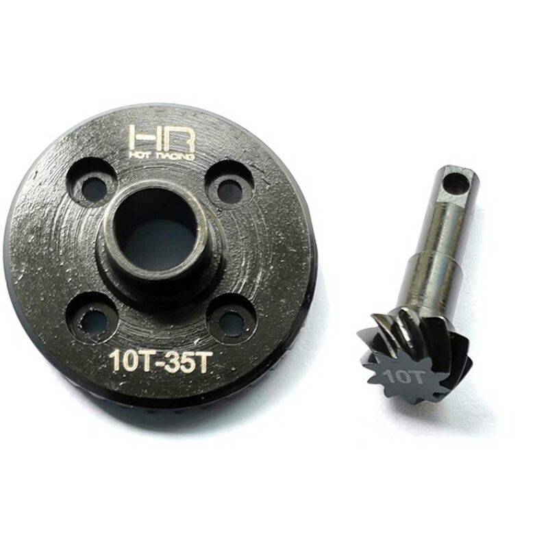 Steel Helical Diff Ring Pinion Underdrive: Traxxas TRX-4