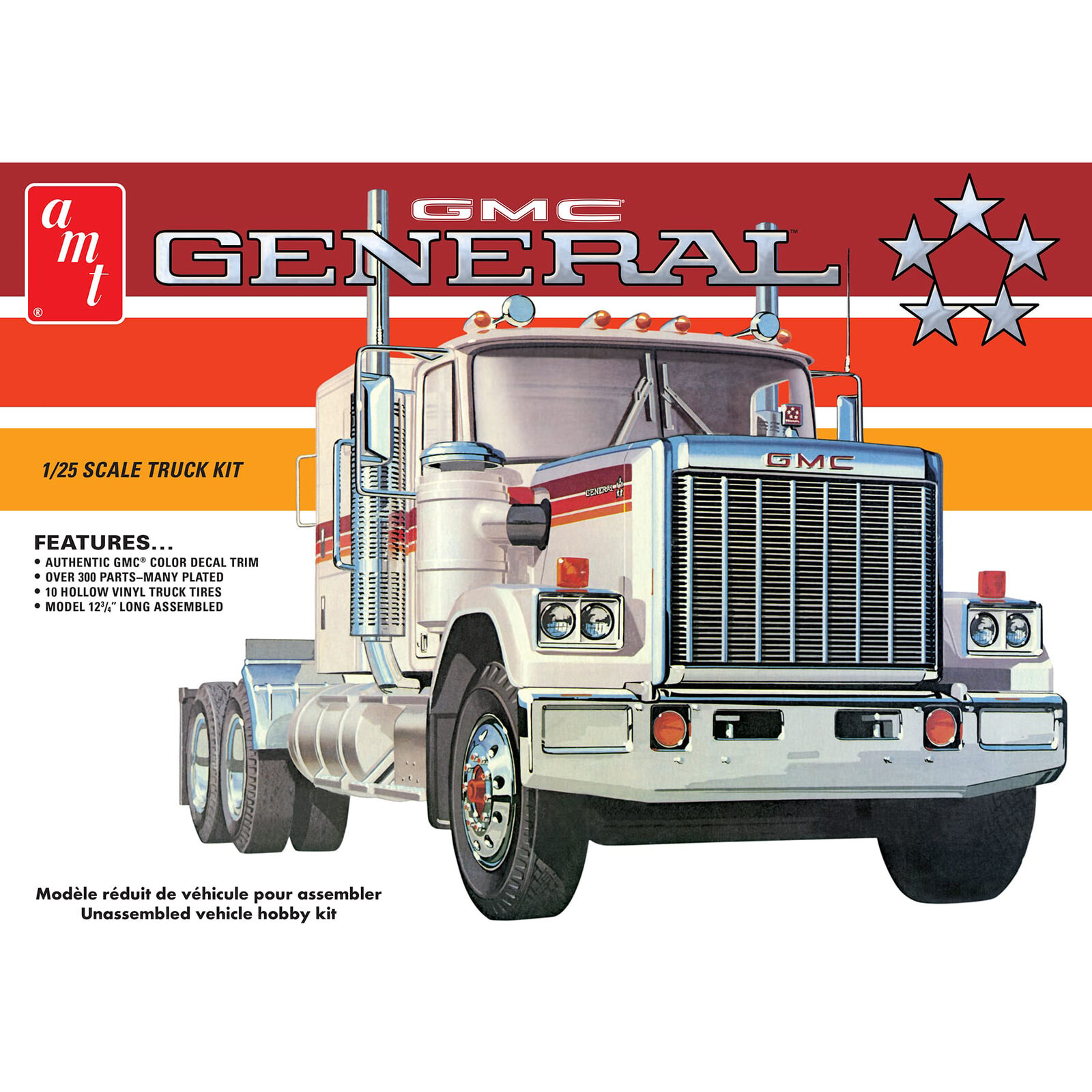 1/25 1976 GMC General Semi Tractor Model Kit