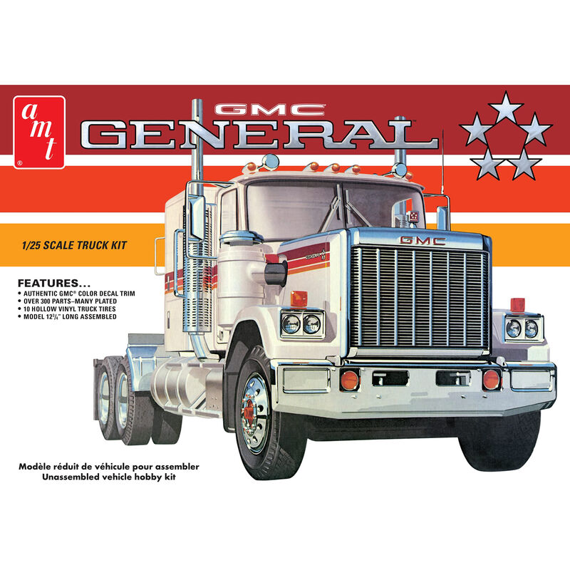 1/25 1976 GMC General Semi Tractor Model Kit