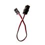 W-Extension Cable - Heavy Duty, Black 50mm