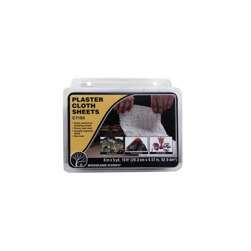 Plaster Cloth Sheets, 8" x 12" (30)