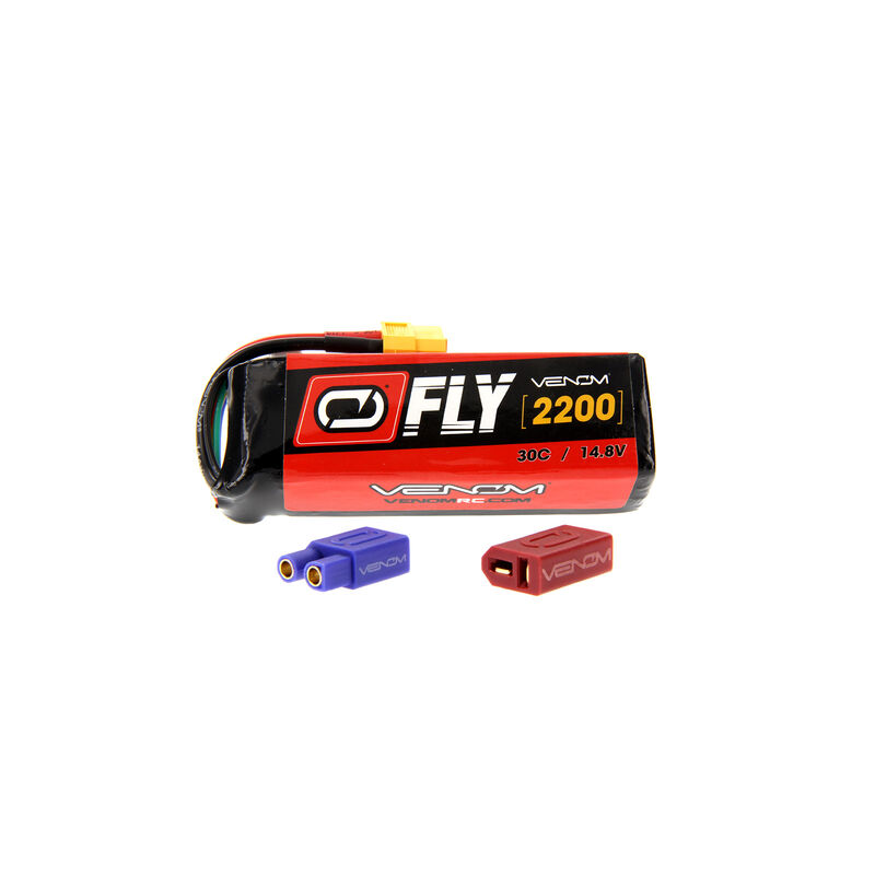14.8V 2200mAh 4S 30C FLY LiPo Battery: UNI 2.0 Plug