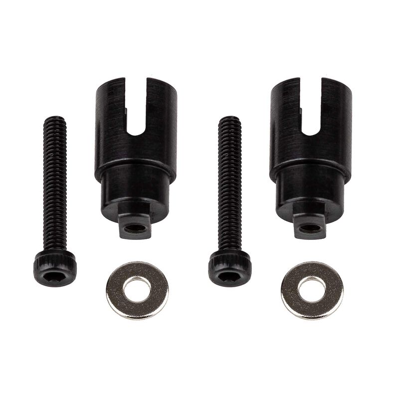 Factory Team Steel Rear Axles, 1/14 Team Associated Reflex 14R