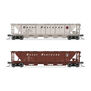 N H32 Covered Hopper, GN (2-pack)