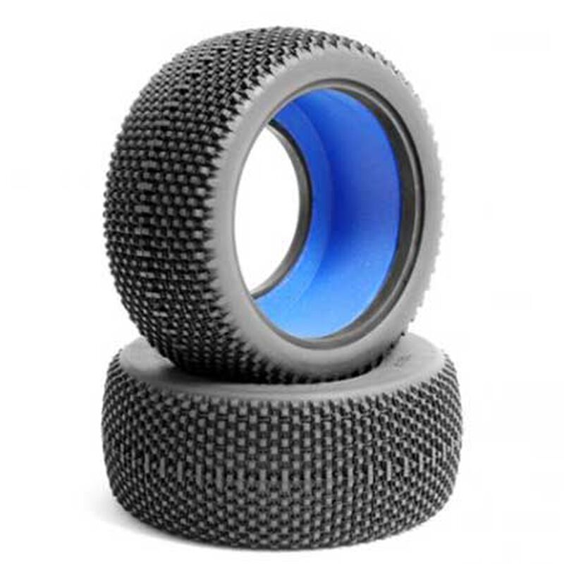 1/10 Subcultures 2.2&rdquo; Short Course Tires and Inserts, Green Compound (2)