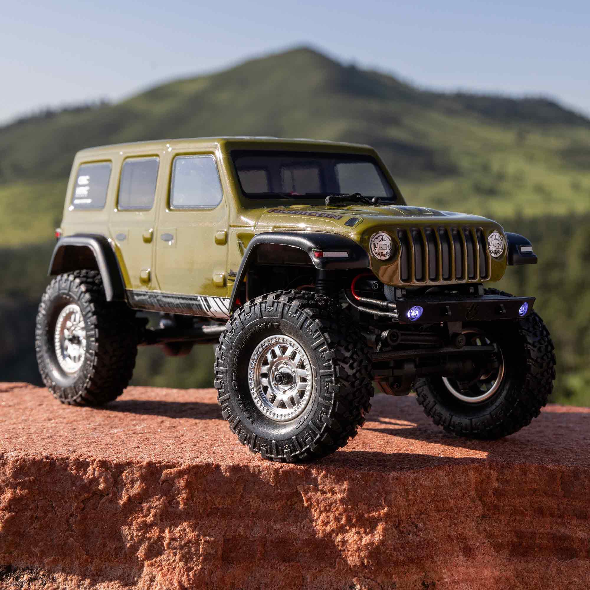 Axial 1/24 SCX24 2019 Jeep Wrangler JLU CRC 4X4 RTR Brushed Rock
