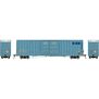 HO ATH 60' Gunderson High Cube Double Door Box Car, Primed For Grime COER #171136