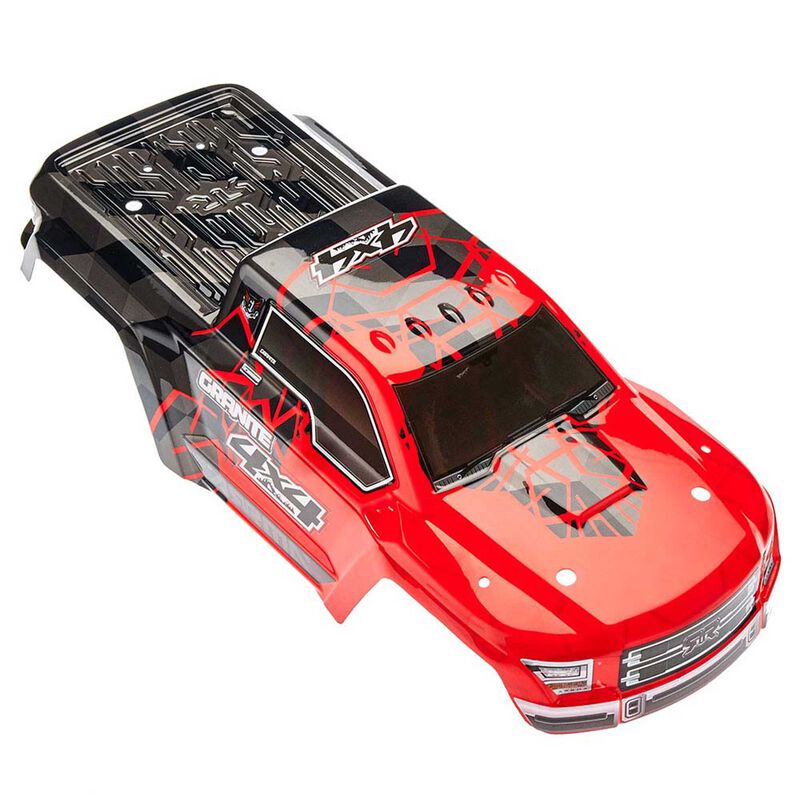Painted Body with Decal Trim, Red: GRANITE 4x4 MEGA