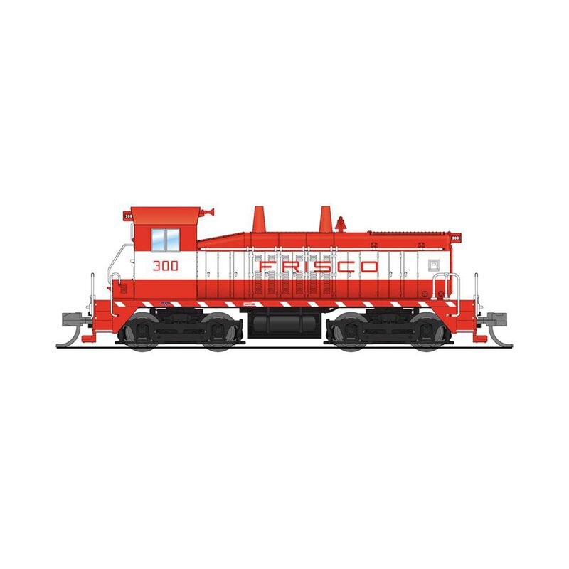 N EMD SW7 Locomotive, SLSF 300, Red & White, Paragon4