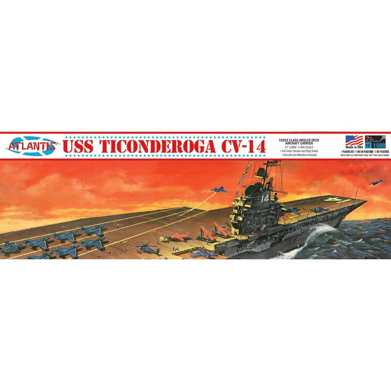 USS Ticonderoga CV-14 Aircraft Carrier 1 500