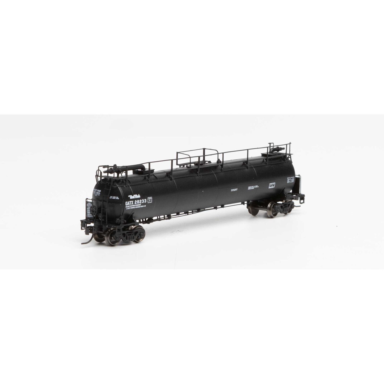 N TankTrain Intermediate, GATX/Black Letter #28233