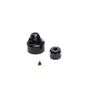 Shock Cap Set, Aluminum, Black: PM-MX/SM