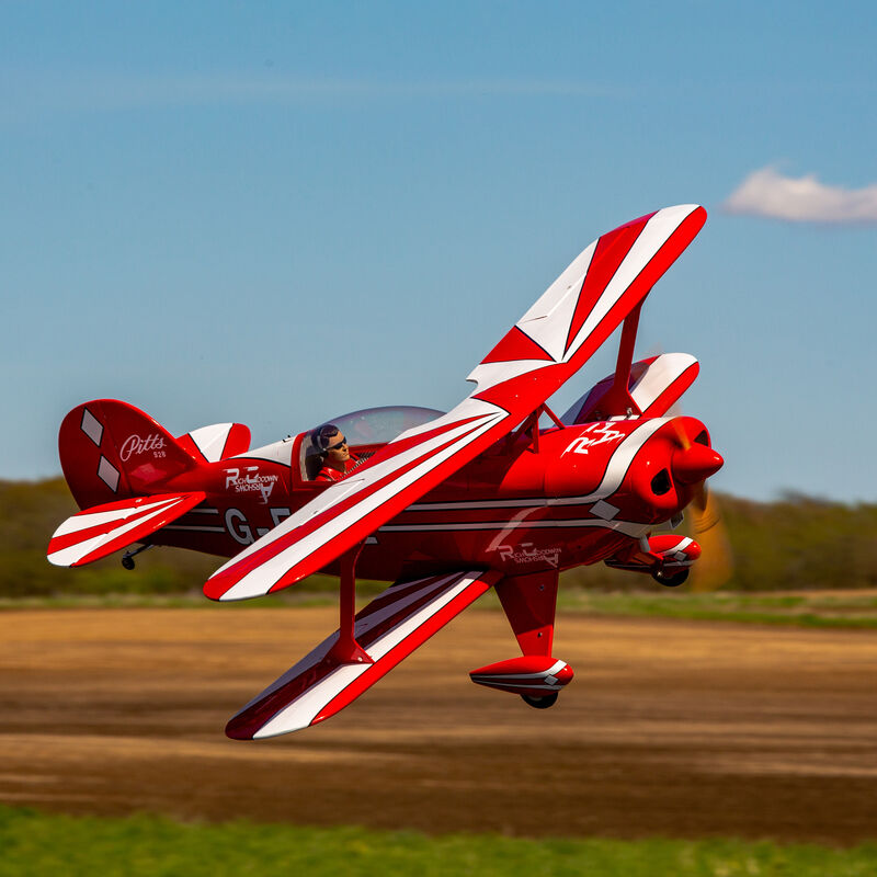 Pitts S-2B 50-60cc, 71.6" with DLE 60cc Twin Engine