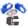 Gearbox Housing and Rear Mounts, Blue: TRA 2WD Vehicles