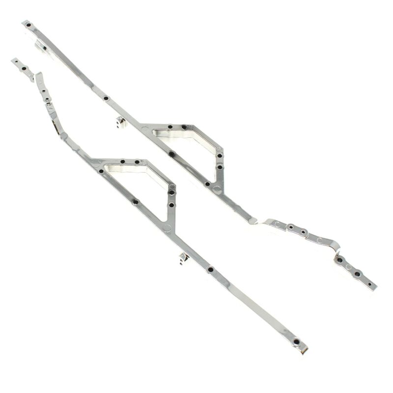Chrome Frame Rail Assembly, 1/10 Redcat Monte Carlo