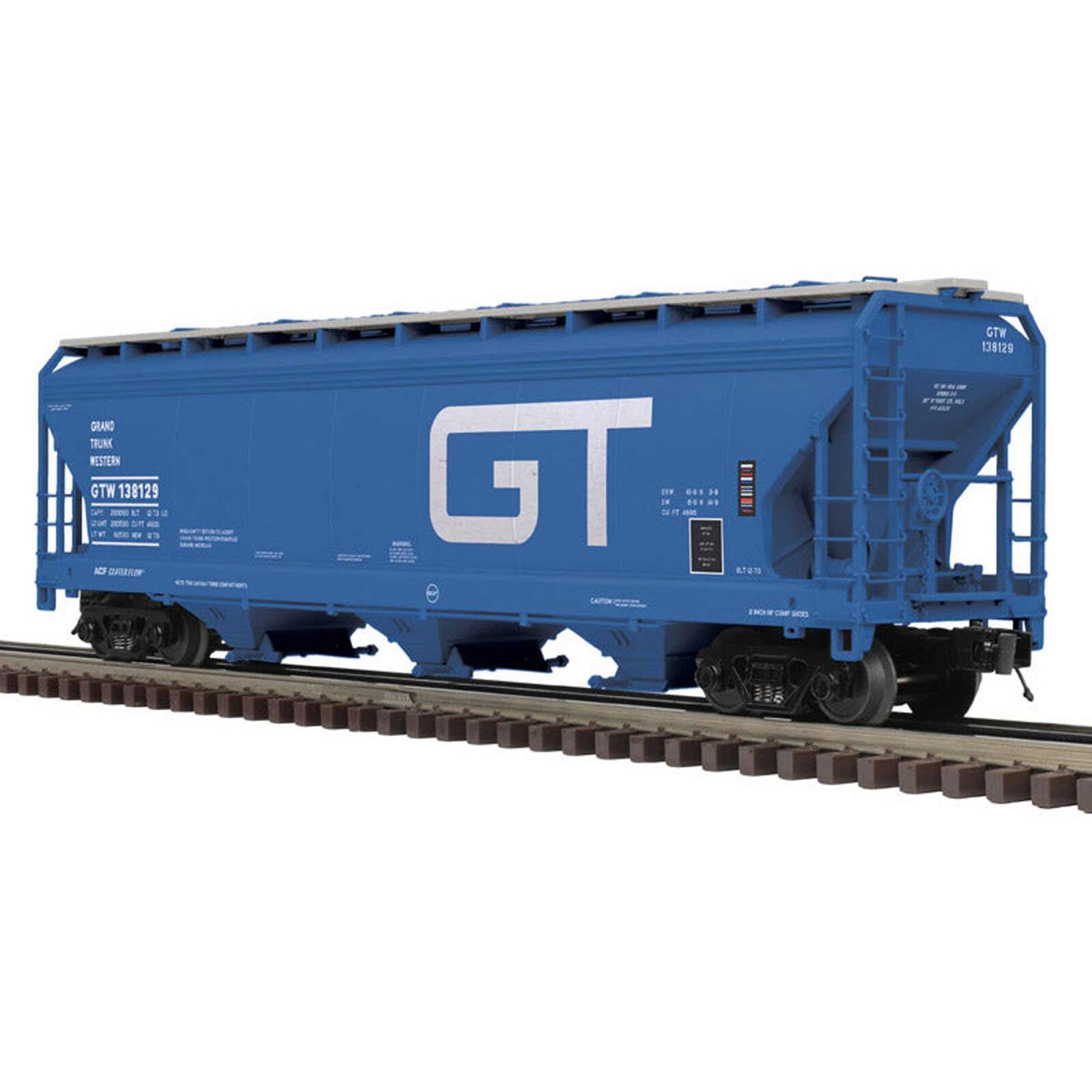 O 3 Rail GTW 138129, 138188 Centerflow Hopper