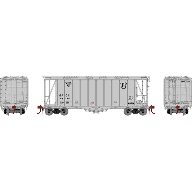 HO GATC 2600 Airslide Hopper, PRR / GACX #44132