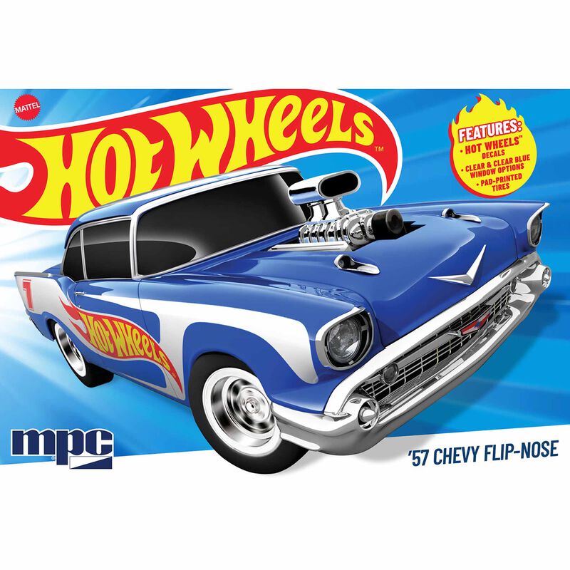 1/25 1957 Chevy Sedan Flip Nose Hotwheels Model Kit
