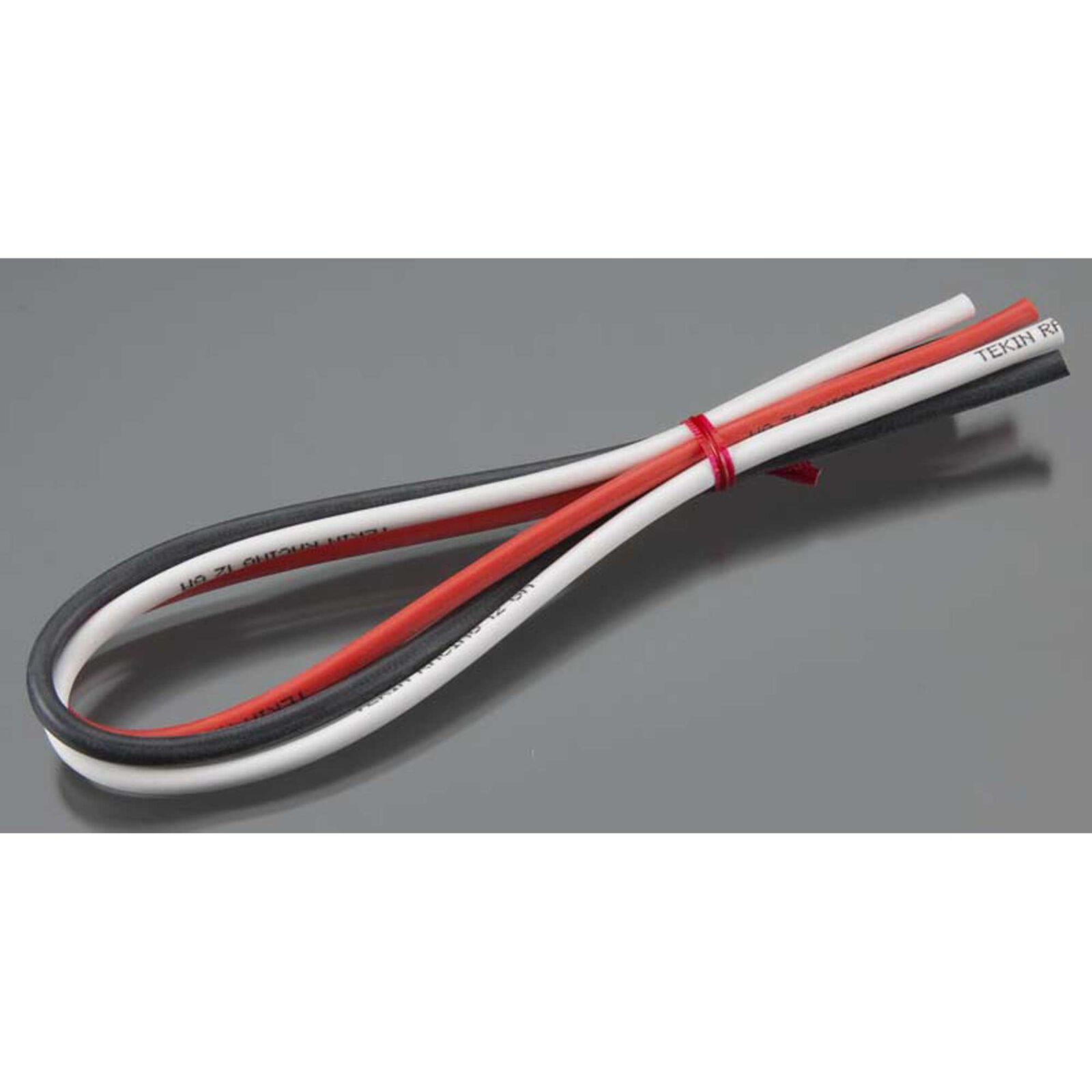 Silicon Power Wire: 12" Red Black White, 12 AWG (3)
